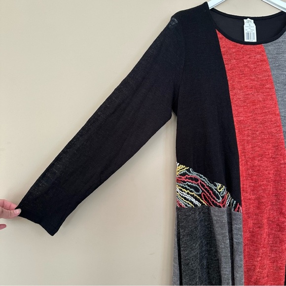 NEW This & That XL Patchwork Embroidered Long Sleeve Top Tunic Boho Hippie Fall - Picture 8 of 13